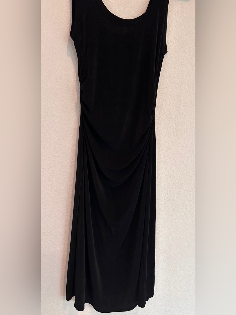 Classic Black Sleeveless Maxi Dress